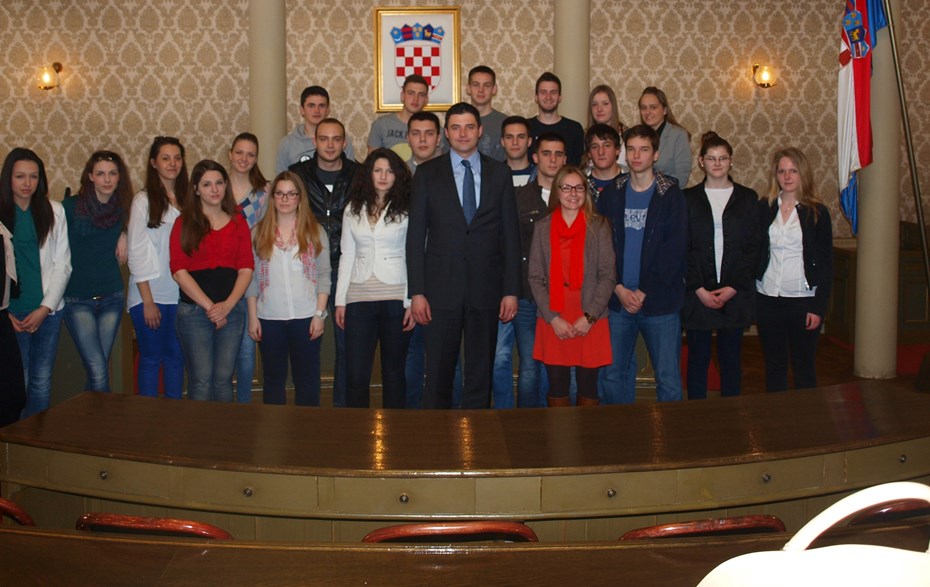 Predsjednik Gradske skupštine primio maturante zagrebačke Prve gimnazije